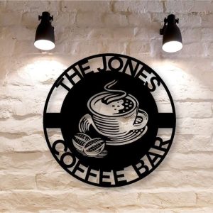 Personalized Coffee Bar Sign Coffee Station Sign Coffee Lover Sign Coffee Decoration For Kitchen 5