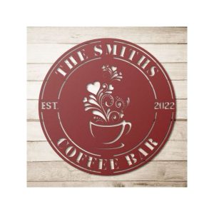 Personalized Coffee Bar Sign Coffee Station Sign Coffee Shop Decor Coffee Bar Decoration Home Kitchen Coffee Decor 1