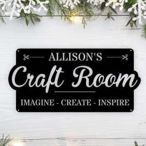 Personalized Craft Room Sign Sewing Sign Sewing Room Decor Tailor Shop Sign Gift For Sewers