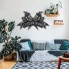 Personalized Crossed Tattoo Sign Tattoo Machine Metal Sign Tattoo Machine Shop Decor Tattoo Studio Name Sign Tattoo Lover Gifts 2
