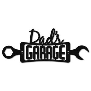 Personalized Dads Garage Sign Workshop Sign Man Cave Decor Gifts For Fathers Day