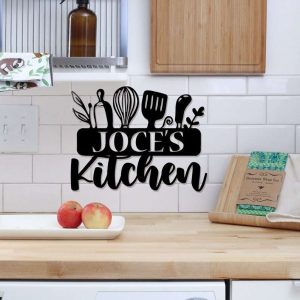 Personalized Decorative Plaques for Kitchen Dining Room Custom Metal Sign Mothers Day Gift 2