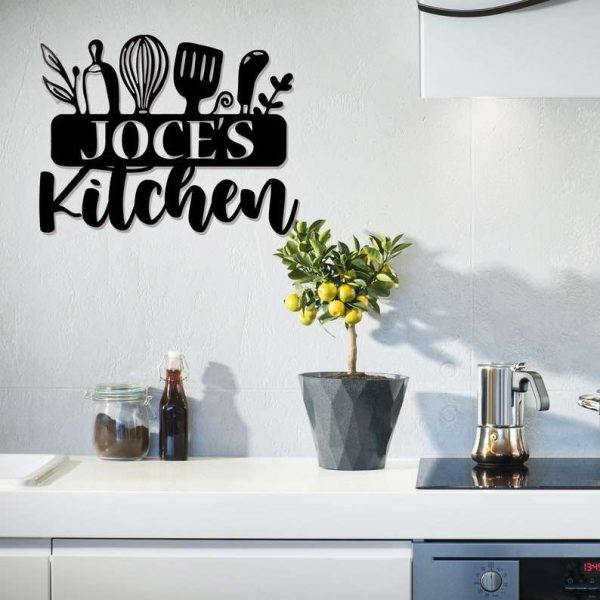 Personalized Decorative Plaques for Kitchen Dining Room Custom Metal Sign Mother’s Day Gift