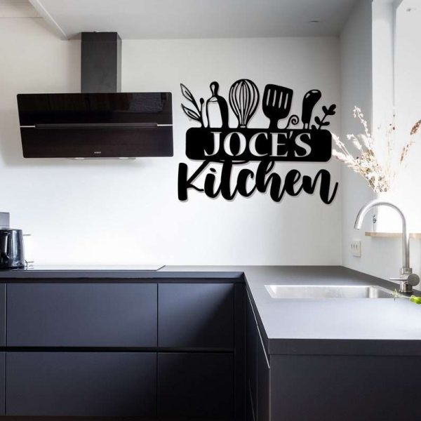 Personalized Decorative Plaques for Kitchen Dining Room Custom Metal Sign Mother’s Day Gift