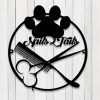 Personalized Dog Grooming Sign Pet Salo Name Sign Groomer Gifts Pet Lover Sign 1