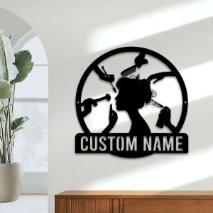 Personalized Esthetician Sign Esthetician Decor for Room Barber Shop Sign Spa Sign Beauty Salon Decor 1