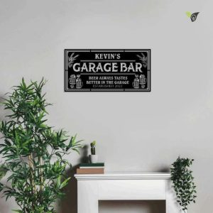 Personalized Garage Bar Metal Sign Workshop Man Cave Sign Garage Decor Housewarming Gifts