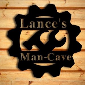 Personalized Garage Metal Sign Man Cave Decor Gift for Dad Fathers Day 3