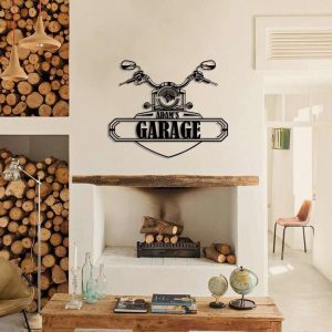 Personalized Garage Sign Garage Decor Biker Lover Gifts Room Decor 4