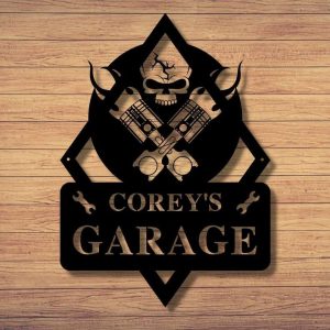 Personalized Garage Sign Man Cave Sign Workshop Decor Handyman Sign Dad Gifts Fathers Day Gifts 3