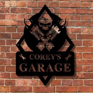 Personalized Garage Sign Man Cave Sign Workshop Decor Handyman Sign Dad Gifts Fathers Day Gifts