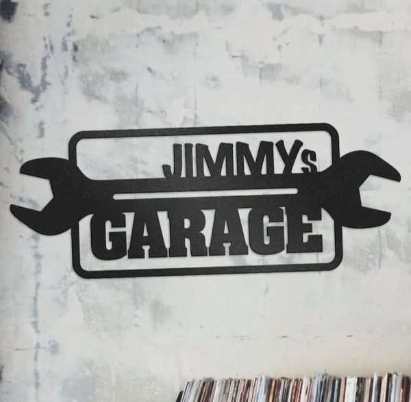 Personalized Garage Sign Mechanic Custom Metal Signs Garage Decor Fathers Day Gifts