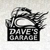 Personalized Garage Sign Workshop Sign Biker Lover Gifts Man Cave Room Decor 1