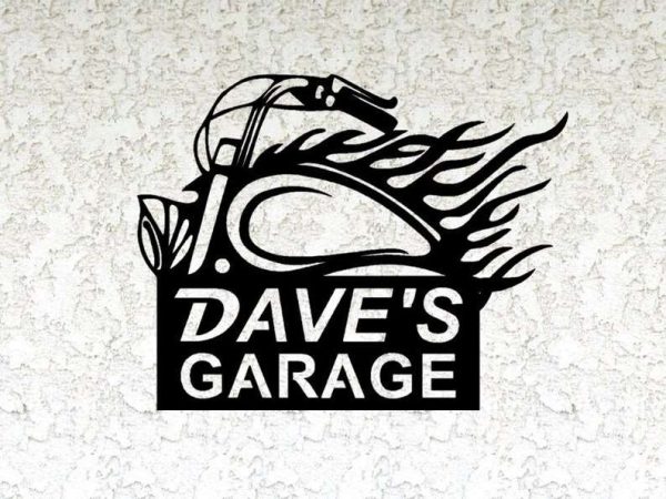 Personalized Garage Sign Workshop Sign Biker Lover Gifts Man Cave Room Decor