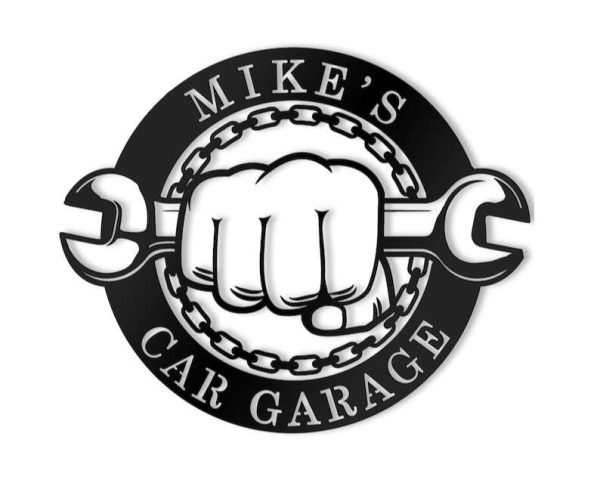 Personalized Garage Sign Workshop Sign Man Cave Decor Mechanic Gifts Custom Metal Sign