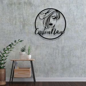 Personalized Hair Dresser Sign Hair Stylist Sign Beauty Salon Hair Decor Hairstyle Shop Sign