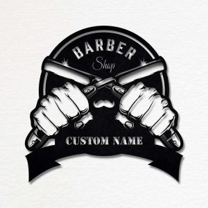 Personalized Hair Salon Sign Barber Shop Sign Hairdresser Sign Hairstyle Sign