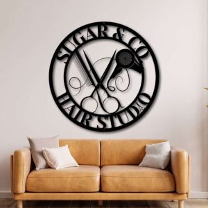 Personalized Hairdresser Hair Studio Salon Business Custom Metal Sign 1