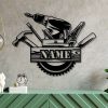 Personalized Handyman Sign Repairman Gift Workshop Custom Metal Signs Garage Decor 2