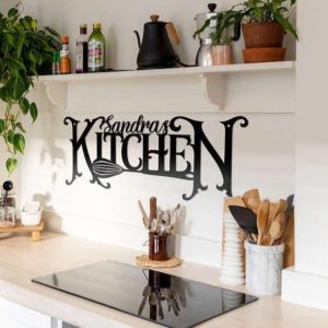 Personalized Kitchen Dining Room Decor Custom Metal Sign