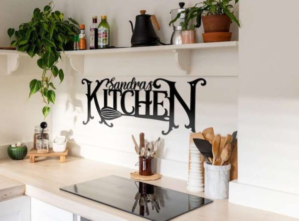 Personalized Kitchen Dining Room Decor Custom Metal Sign