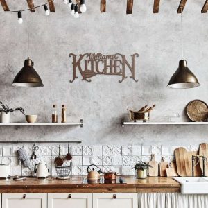 Personalized Kitchen Dining Room Decor Custom Metal Sign 4