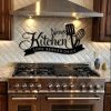 Personalized Kitchen Love Served Daily Kitchen Name Sign Kitchen Decor Mothers Day Gifts 2