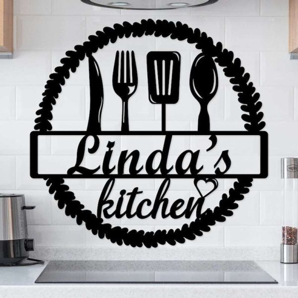 Personalized Kitchen Metal Sign Kitchen Decor Handmade Gifts Mothers Day Gifts