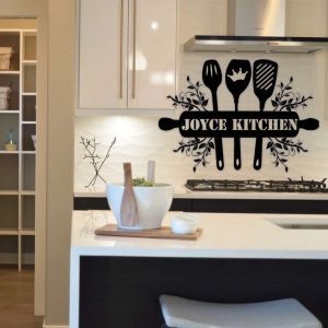 Personalized Kitchen Mom Nana Kitchen Dining Room Wall Art Custom Metal Sign