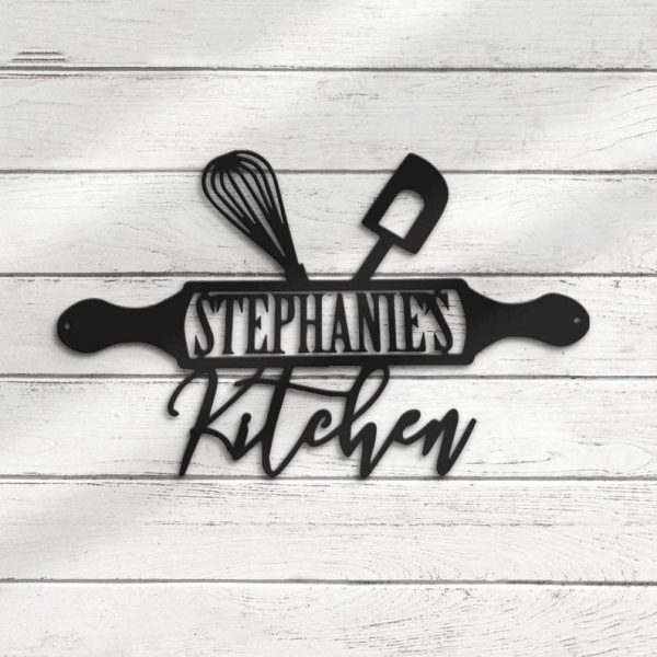 Personalized Kitchen Sign Backyard Cooking Lover Name Sign Chef Decoration Home Kitchen Decor Housewarming Birthday Gifts