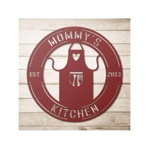 Personalized Kitchen Sign Cooking Sign Kitchen Wall Decor Housewarming Gifts Mom Gift 1