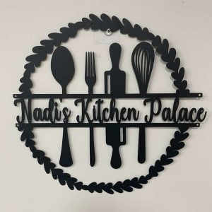 Personalized Kitchen Sign Kitchen Decor Cooking Lover Gifts Housewarming Gifts