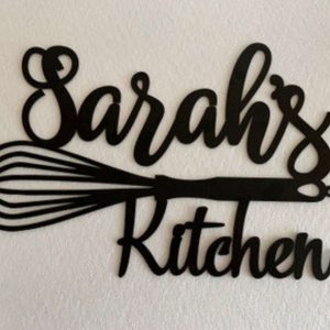 Personalized Kitchen Sign Kitchen Wall Decor Mothers Day Gifts Cooking Lover Gifts