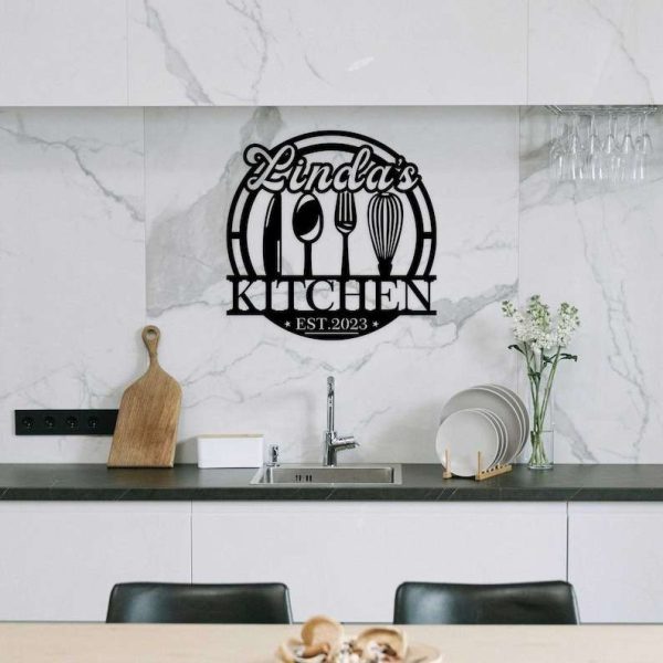 Personalized Kitchen Sign Mothers Day Gifts Kitchen Decor Grandmothers Kitchen Housewarming Gifts