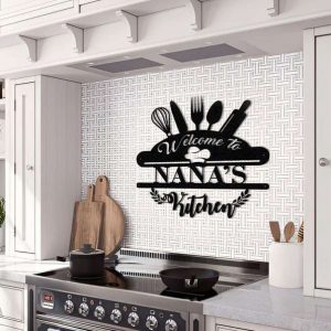 Personalized Kitchen Sign Welcome Sign Nana Mothers Day Gifts Kitchen Decor Housewarming Gifts 1