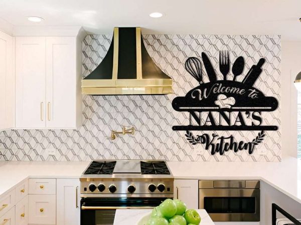 Personalized Kitchen Sign Welcome Sign Nana Mothers Day Gifts Kitchen Decor Housewarming Gifts