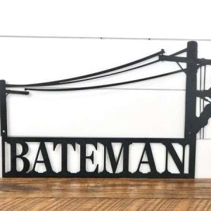 Personalized Lineman Family Name Custom Metal Sign 1 1