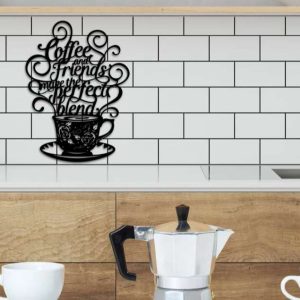 Personalized Metal Coffee Signs Breakfast Decor Home Decor Sign For Kitchen Decor 2