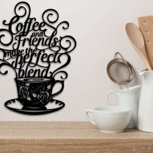 Personalized Metal Coffee Signs Breakfast Decor Home Decor Sign For Kitchen Decor 5