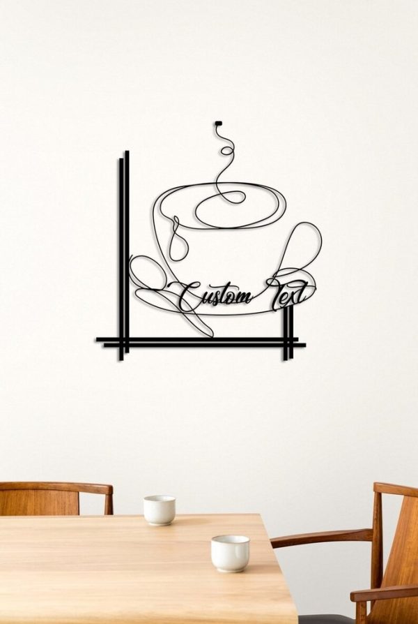 Personalized Metal Coffee Wall Art