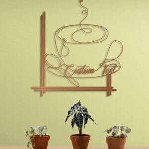 Personalized Metal Coffee Wall Art 2