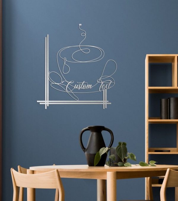 Personalized Metal Coffee Wall Art