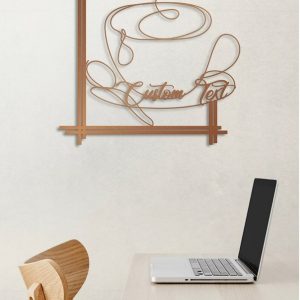 Personalized Metal Coffee Wall Art