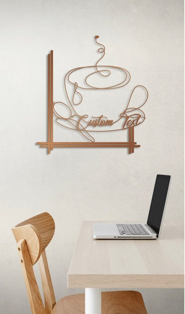 Personalized Metal Coffee Wall Art