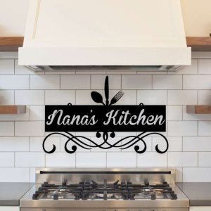 Personalized Metal Kitchen Sign Cooking Lover Gifts Kitchen Wall Decor 1