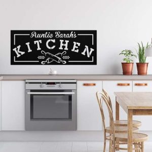 Personalized Metal Sign For Kitchen Cooking Sign Kitchen Decor Mothers Day Gifts Housewarming Gift 2