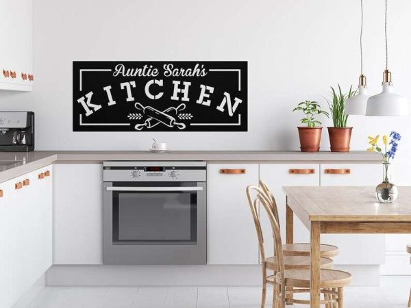 Personalized Metal Sign For Kitchen Cooking Sign Kitchen Decor Mothers Day Gifts Housewarming Gift