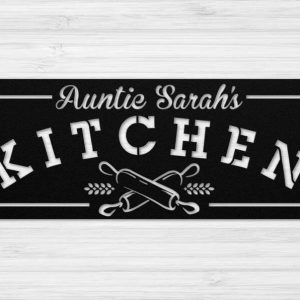 Personalized Metal Sign For Kitchen Cooking Sign Kitchen Decor Mothers Day Gifts Housewarming Gift 3