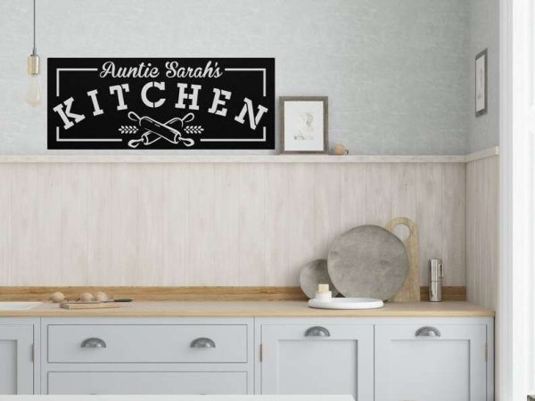 Personalized Metal Sign For Kitchen Cooking Sign Kitchen Decor Mothers Day Gifts Housewarming Gift