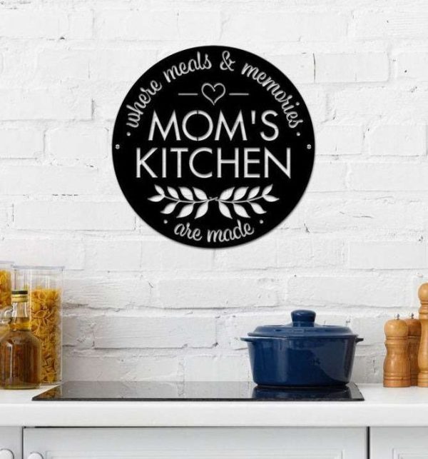 Personalized Mom Kitchen Sign Cooking Lover Gifts Kitchen Decor Gifts For Mothers Day